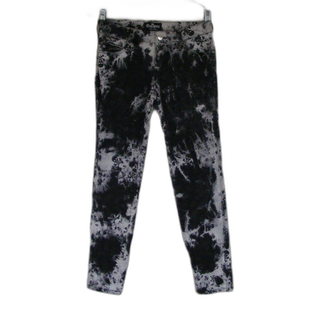 ROYAL BONES Jeans, 7, Tie-Dye, Skills, Daang Goodman, Black/Gray, Stretch